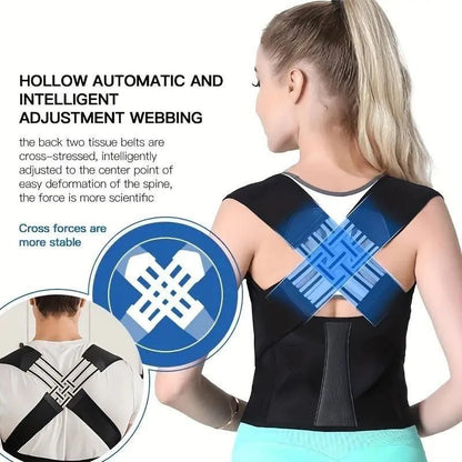 Adjustable Back Posture Corrector – Relieve Slouching & Back Pain (Unisex)