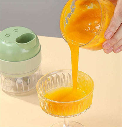 4 in 1 Portable Electric Vegetable Cutter Set